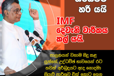IMF දෙවැනි වාරිකය කල් යයි.