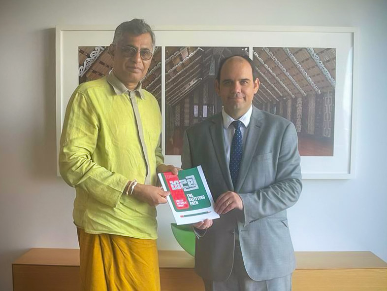 නවසීලන්ත මහ කොමසාරිස් Michael Appleton මහතා හමුවීම..