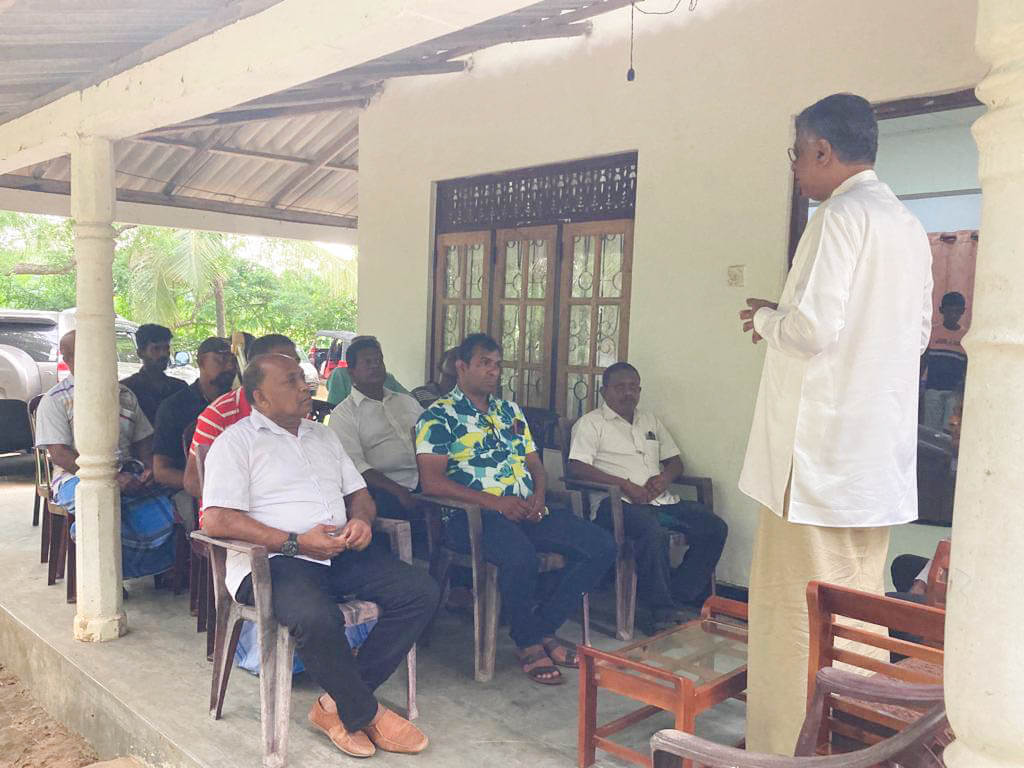 කුරුණෑගල දිස්ත්‍රික්කයේ කුඩා ජන හමු.